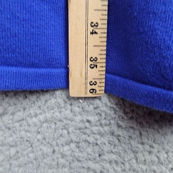 Catherine Malandrino Sweater Dress Womens M Blue Pink Lining Mobwife Bodycon - Picture 8 of 10